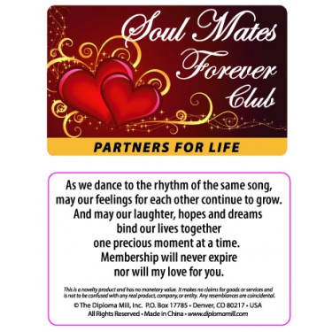 Pocket Card PC035 - Soul mates forever club
