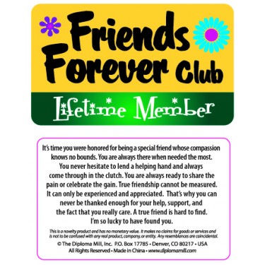 Pocket Card PC036 - Forever friends club