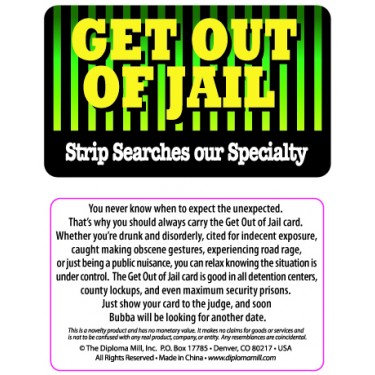 Pocket Card PC055 - Get out of jail