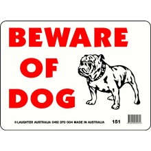 Fun Sign 151 - Beware of Dog