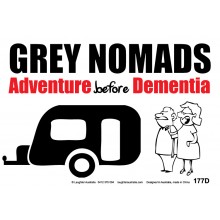 Fun Sign F177D - Grey Nomads