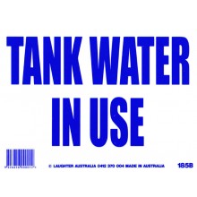 Fun Sign 185B Tank Water in Use