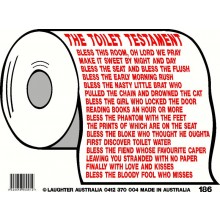 Fun Sign 186 - The toilet testament