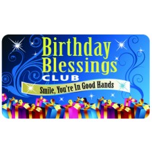 Pocket Card PC004 - Birthday blessings club