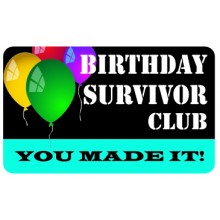 Pocket Card PC012 - Birthday survivor club