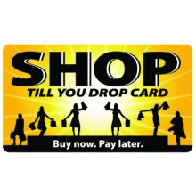 Pocket Card PC043 - Shop till you drop card