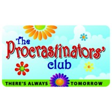 Pocket Card PC068 - The procrastinators club